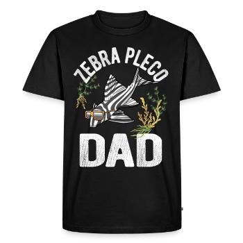 Zebra Catfish Papa Hypancistrus Fish Keeper - Men's Premium Organic T-Shirt - black - Front - Nico (187cm)
