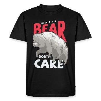 Moss Piglets Science Biology Tardigrades - Men's Premium Organic T-Shirt - black - Front - Nico (187cm)