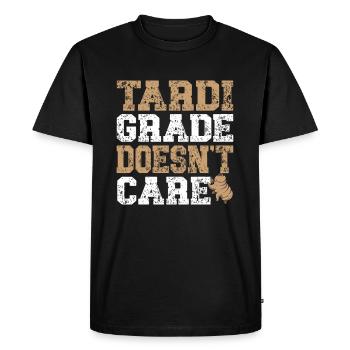 Tardigrades are not interested in - Men's Premium Organic T-Shirt - black - Front - Nico (187cm)