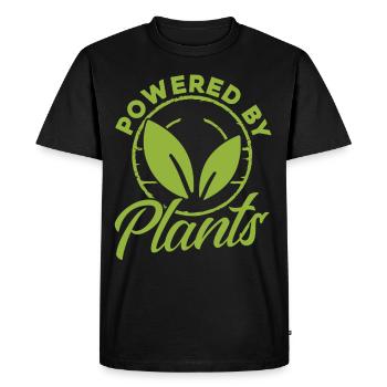 Propulsé par des plantes - T-shirt Premium bio Homme - noir - Devant - Nico (187cm)