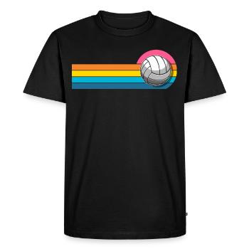 Volley-ball - T-shirt Premium bio Homme - noir - Devant - Nico (187cm)