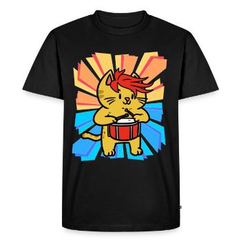 Cadeau d’anniversaire Cadeau de Noël Enfant Noël - T-shirt Premium bio Homme - noir - Devant - Nico (187cm)