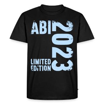 Abitur Gymnasium Women and Men Abi 2023 - Men's Premium Organic T-Shirt - black - Front - Nico (187cm)