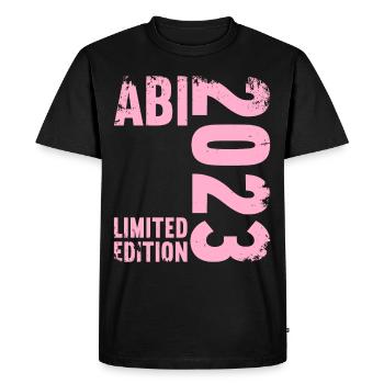 Abitur Gymnasium Women and Men Abi 2023 - Men's Premium Organic T-Shirt - black - Front - Nico (187cm)