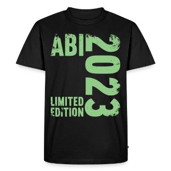 Abitur Gymnasium Women and Men Abi 2023 - Men's Premium Organic T-Shirt - black - Front - Nico (187cm)