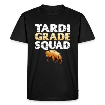 Tardigrade Squad Moss Piglet - Men's Premium Organic T-Shirt - black - Front - Nico (187cm)