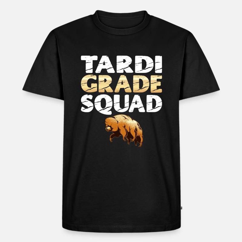 Tardigrade Squad Moss Piglet - Männer Premium Bio T-Shirt - Schwarz