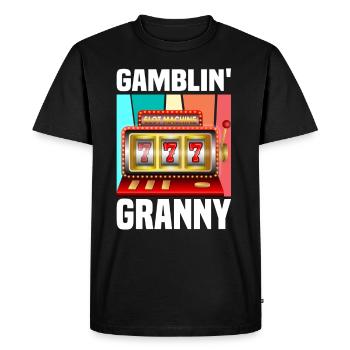 Casino Gambling Slot Machine à sous Jeu de cartes - T-shirt Premium bio Homme - noir - Devant - Nico (187cm)