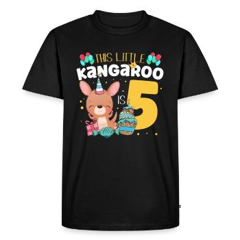 Ce petit kangourou est tout le meilleur pour - T-shirt Premium bio Homme - noir - Devant - Nico (187cm)