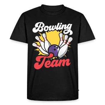 Bowling Team Hobby Bowler Mannschaft - T-shirt Premium bio Homme - noir - Devant - Nico (187cm)