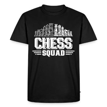 Chess Group Team Chess Lovers Chess Players - Men's Premium Organic T-Shirt - black - Front - Nico (187cm)