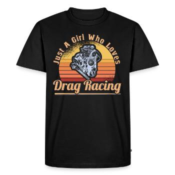 Pilote de course Racing Car Tuning Racing Motorsport - T-shirt Premium bio Homme - noir - Devant - Nico (187cm)