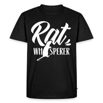 Rat Whisperer Rat Whisperer Animal Rats Sweet - T-shirt Premium bio Homme - noir - Devant - Nico (187cm)
