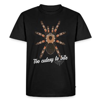 Tarentule Araignée Tarentule Tarentule Tarentule Cadeau - T-shirt Premium bio Homme - noir - Devant - Nico (187cm)