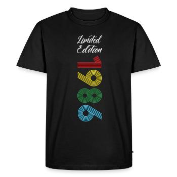 Édition limitée 1986 - T-shirt Premium bio Homme - noir - Devant - Nico (187cm)