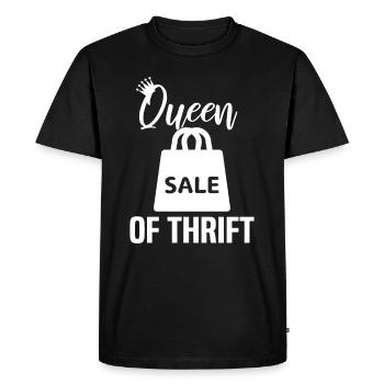 Magasin d’occasion Eco Hipster d’occasion - T-shirt Premium bio Homme - noir - Devant - Nico (187cm)