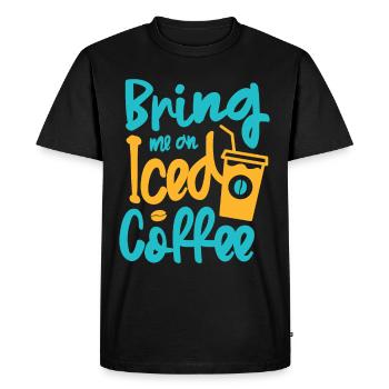 Apportez-moi un buveur de caféine pour - T-shirt Premium bio Homme - noir - Devant - Nico (187cm)