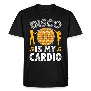 Groovy Disco Club Lifestyles Retro Vintage Party - T-shirt Premium bio Homme - noir - Devant - Nico (187cm)