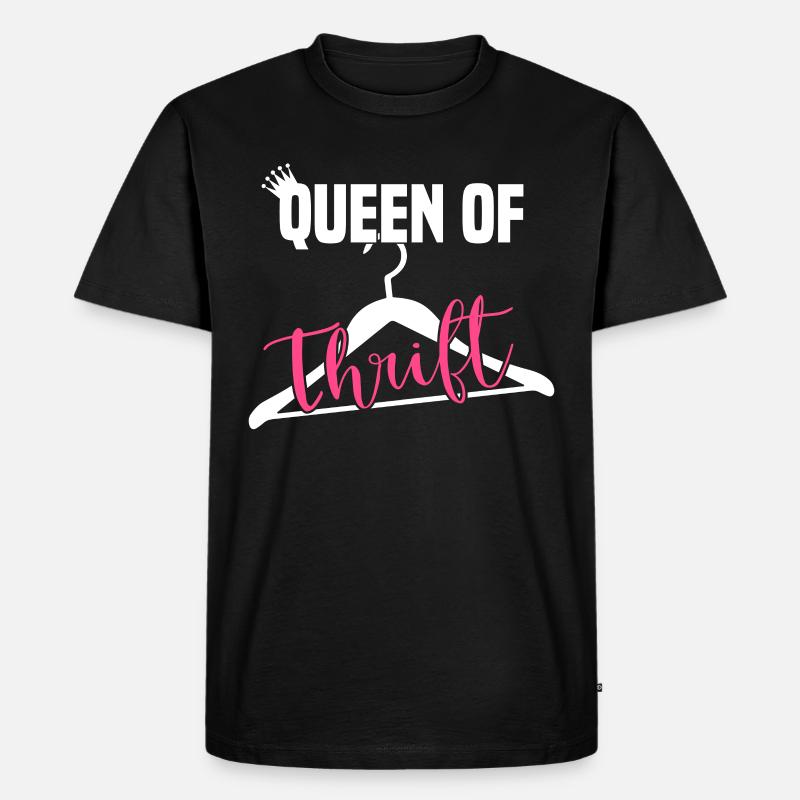 Secondhandladen Secondhand Öko Hipster Gebraucht - Männer Premium Bio T-Shirt - Schwarz