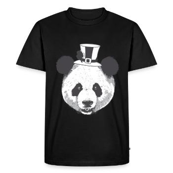 Asie Nouvel An Panda Bear Bear Lucky Charm Chine - T-shirt Premium bio Homme - noir - Devant - Nico (187cm)