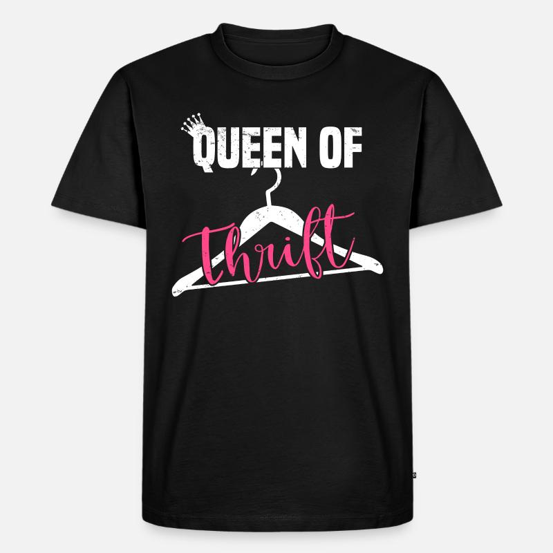 Secondhandladen Secondhand Öko Hipster Gebraucht - Männer Premium Bio T-Shirt - Schwarz