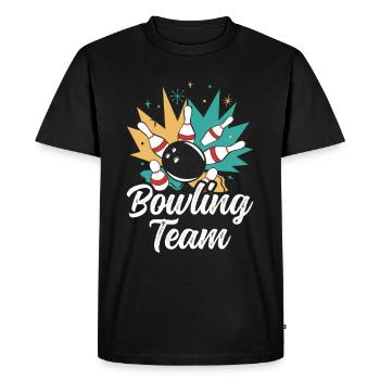 Bowling Team Hobby Bowler Mannschaft - T-shirt Premium bio Homme - noir - Devant - Nico (187cm)