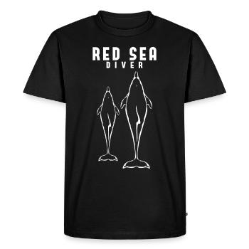 Plongée Dolphin Egypte Plongée sous-marine - T-shirt Premium bio Homme - noir - Devant - Nico (187cm)