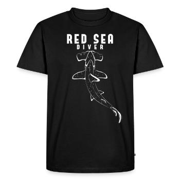 Plongée Requin-marteau Requin Egypte Vacances - T-shirt Premium bio Homme - noir - Devant - Nico (187cm)