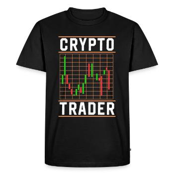 Krypto Händler Traden Crypto Trader Trading - T-shirt Premium bio Homme - noir - Devant - Nico (187cm)
