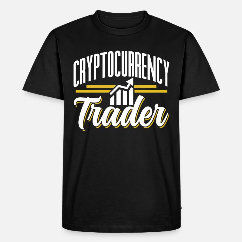 Kryptowährungs Händler Krypto Crypto Trader - Männer Premium Bio T-Shirt - Schwarz