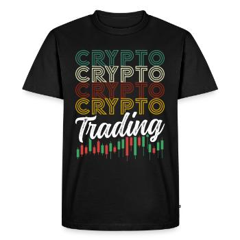 Krypto Handel Trading Trader Crypto Traden - T-shirt Premium bio Homme - noir - Devant - Nico (187cm)