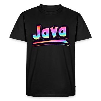 Vintage Indonésie Holiday Asia Java - T-shirt Premium bio Homme - noir - Devant - Nico (187cm)