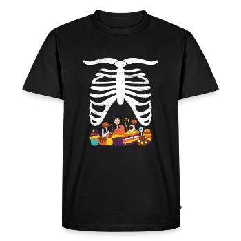 Cake Daughter - Men's Premium Organic T-Shirt - black - Front - Nico (187cm)