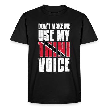 Trinité-et-Tobago Trinité-et-Tobago drapeau de Trinité - T-shirt Premium bio Homme - noir - Devant - Nico (187cm)