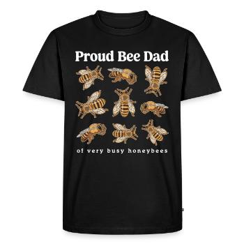 Beekeeper Beekeeper Bee Beekeeping Gift - Men's Premium Organic T-Shirt - black - Front - Nico (187cm)