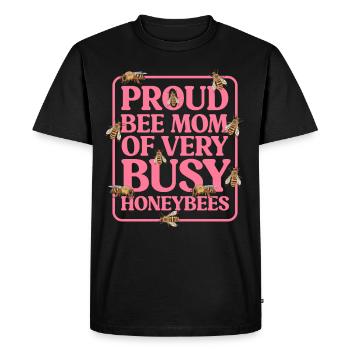 Beekeepers Bees | Beekeeper Beekeeping Gift - Men's Premium Organic T-Shirt - black - Front - Nico (187cm)