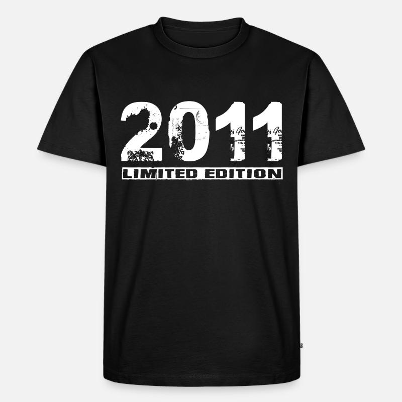 Limited Edition 2011 - Männer Premium Bio T-Shirt - Schwarz