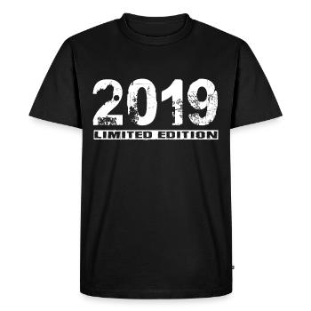 Édition limitée 2019 - T-shirt Premium bio Homme - noir - Devant - Nico (187cm)