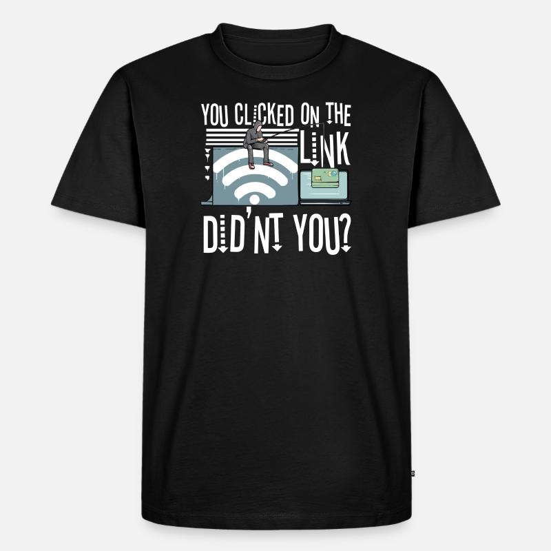 Hacker Programmierer Entwickler Informatik - Männer Premium Bio T-Shirt - Schwarz