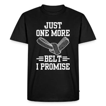 Une ceinture de plus promise Black Belt Gur - T-shirt Premium bio Homme - noir - Devant - Nico (187cm)