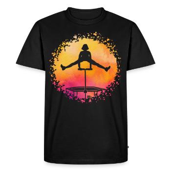Trampoline - T-shirt Premium bio Homme - noir - Devant - Nico (187cm)