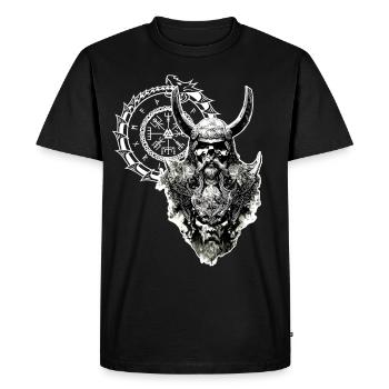 Vikings Nordic Rune Vikings Valhalla Vikings - Men's Premium Organic T-Shirt - black - Front - Nico (187cm)