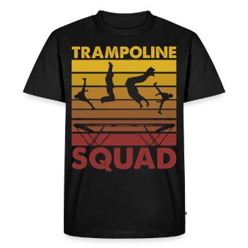 Équipe de trampoline - T-shirt Premium bio Homme - noir - Devant - Nico (187cm)