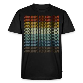 Équipe de recherche pour Jackal Bean Lovers Research - T-shirt Premium bio Homme - noir - Devant - Nico (187cm)