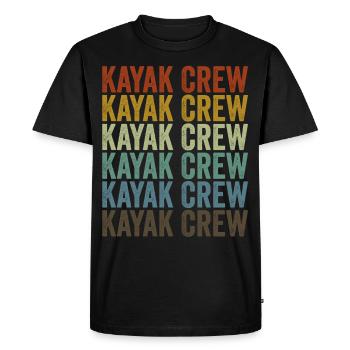 Kayak Crew Kayak Team Kayak Lovers Matching Kaj - Men's Premium Organic T-Shirt - black - Front - Nico (187cm)