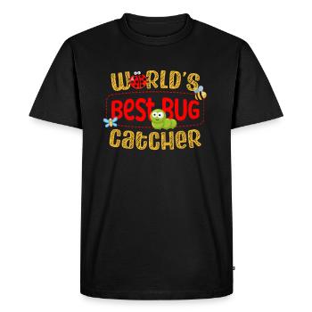 Le meilleur chasseur de coléoptères au monde, amoureux des insectes, - T-shirt Premium bio Homme - noir - Devant - Nico (187cm)