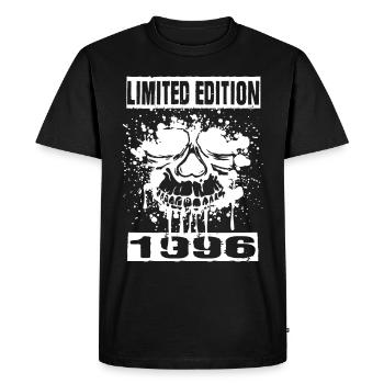 Limited Edition 1996 - Men's Premium Organic T-Shirt - black - Front - Nico (187cm)