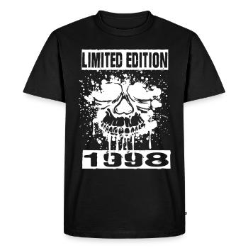 Édition limitée 1998 - T-shirt Premium bio Homme - noir - Devant - Nico (187cm)