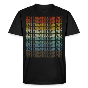 Best Tarantula Dad Ever Tarantula Spider - Men's Premium Organic T-Shirt - black - Front - Nico (187cm)