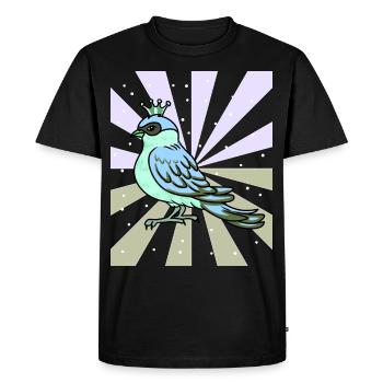 Wildlife Fantasy Bird Christmas Gift Child - Men's Premium Organic T-Shirt - black - Front - Nico (187cm)